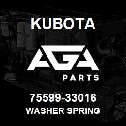 75599-33016 Kubota WASHER SPRING | AGA Parts