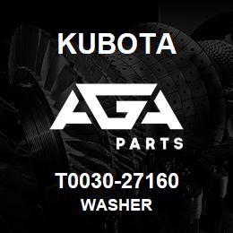 T0030-27160 Kubota WASHER | AGA Parts