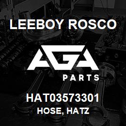 HAT03573301 Leeboy Rosco HOSE, HATZ | AGA Parts