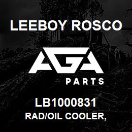 LB1000831 Leeboy Rosco RAD/OIL COOLER, | AGA Parts