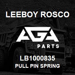 LB1000835 Leeboy Rosco PULL PIN SPRING | AGA Parts