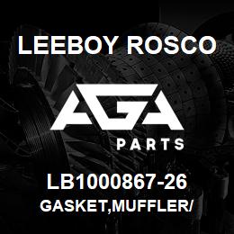 LB1000867-26 Leeboy Rosco GASKET,MUFFLER/ | AGA Parts