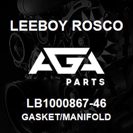 LB1000867-46 Leeboy Rosco GASKET/MANIFOLD | AGA Parts