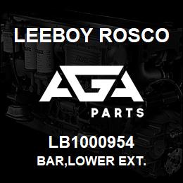 LB1000954 Leeboy Rosco BAR,LOWER EXT. | AGA Parts