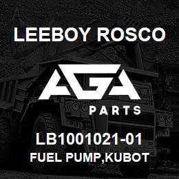 LB1001021-01 Leeboy Rosco FUEL PUMP,KUBOT | AGA Parts