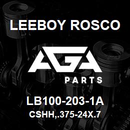 LB100-203-1A Leeboy Rosco CSHH,.375-24X.7 | AGA Parts