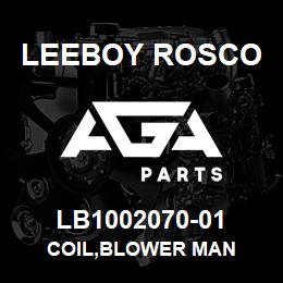 LB1002070-01 Leeboy Rosco COIL,BLOWER MAN | AGA Parts