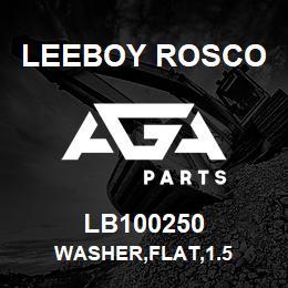 LB100250 Leeboy Rosco WASHER,FLAT,1.5 | AGA Parts