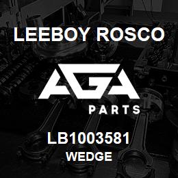 LB1003581 Leeboy Rosco WEDGE | AGA Parts
