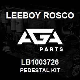 LB1003726 Leeboy Rosco PEDESTAL KIT | AGA Parts