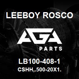 LB100-408-1 Leeboy Rosco CSHH,.500-20X1. | AGA Parts