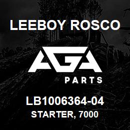 LB1006364-04 Leeboy Rosco STARTER, 7000 | AGA Parts