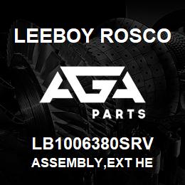 LB1006380SRV Leeboy Rosco ASSEMBLY,EXT HE | AGA Parts