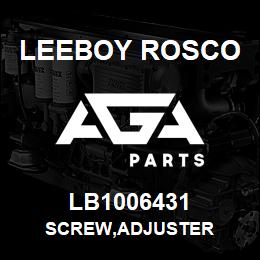LB1006431 Leeboy Rosco SCREW,ADJUSTER | AGA Parts