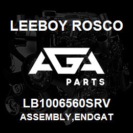 LB1006560SRV Leeboy Rosco ASSEMBLY,ENDGAT | AGA Parts