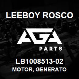 LB1008513-02 Leeboy Rosco MOTOR, GENERATO | AGA Parts