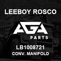 LB1008721 Leeboy Rosco CONV. MANIFOLD | AGA Parts