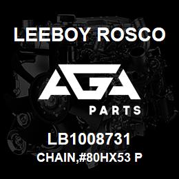 LB1008731 Leeboy Rosco CHAIN,#80HX53 P | AGA Parts