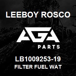LB1009253-19 Leeboy Rosco FILTER FUEL WAT | AGA Parts