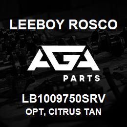 LB1009750SRV Leeboy Rosco OPT, CITRUS TAN | AGA Parts