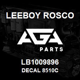 LB1009896 Leeboy Rosco DECAL 8510C | AGA Parts