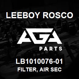LB1010076-01 Leeboy Rosco FILTER, AIR SEC | AGA Parts