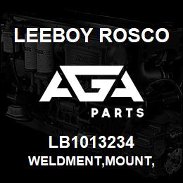 LB1013234 Leeboy Rosco WELDMENT,MOUNT, | AGA Parts