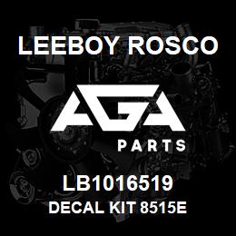 LB1016519 Leeboy Rosco DECAL KIT 8515E | AGA Parts