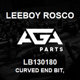 LB130180 Leeboy Rosco CURVED END BIT, | AGA Parts
