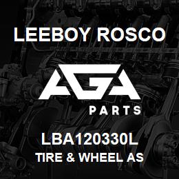 LBA120330L Leeboy Rosco TIRE & WHEEL AS | AGA Parts