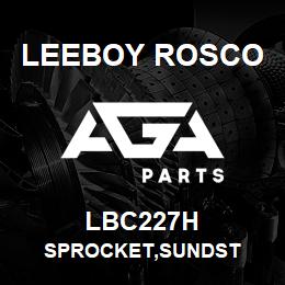 LBC227H Leeboy Rosco SPROCKET,SUNDST | AGA Parts