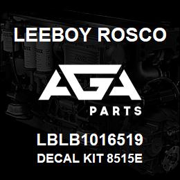 LBLB1016519 Leeboy Rosco DECAL KIT 8515E | AGA Parts