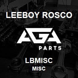 LBMISC Leeboy Rosco MISC | AGA Parts
