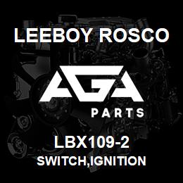 LBX109-2 Leeboy Rosco SWITCH,IGNITION | AGA Parts
