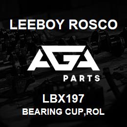 LBX197 Leeboy Rosco BEARING CUP,ROL | AGA Parts
