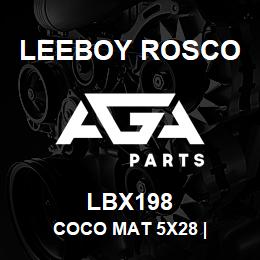 LBX198 Leeboy Rosco COCO MAT 5X28 | | AGA Parts