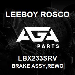 LBX233SRV Leeboy Rosco BRAKE ASSY,REWO | AGA Parts