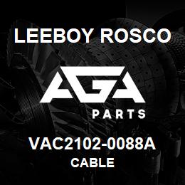 VAC2102-0088A Leeboy Rosco CABLE | AGA Parts