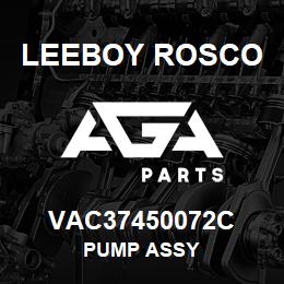 VAC37450072C Leeboy Rosco PUMP ASSY | AGA Parts