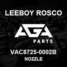 VAC8725-0002B Leeboy Rosco NOZZLE | AGA Parts