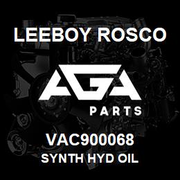 VAC900068 Leeboy Rosco SYNTH HYD OIL | AGA Parts