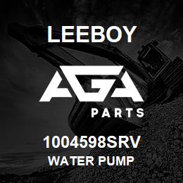 1004598SRV Leeboy WATER PUMP | AGA Parts