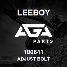 100641 Leeboy Adjust bolt | AGA Parts