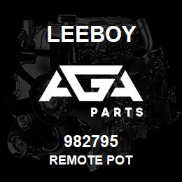 982795 Leeboy REMOTE POT | AGA Parts