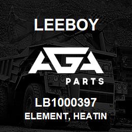 LB1000397 Leeboy ELEMENT, HEATIN | AGA Parts
