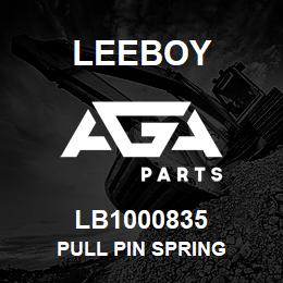 LB1000835 Leeboy PULL PIN SPRING | AGA Parts