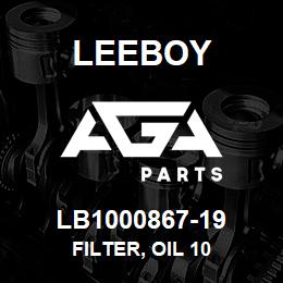 LB1000867-19 Leeboy FILTER, OIL 10 | AGA Parts