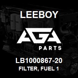 LB1000867-20 Leeboy FILTER, FUEL 1 | AGA Parts