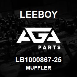 LB1000867-25 Leeboy MUFFLER | AGA Parts