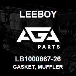 LB1000867-26 Leeboy GASKET, MUFFLER | AGA Parts